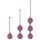 Cotoxo Belle - Set de bolas chinas 3 piezas - silicona violeta