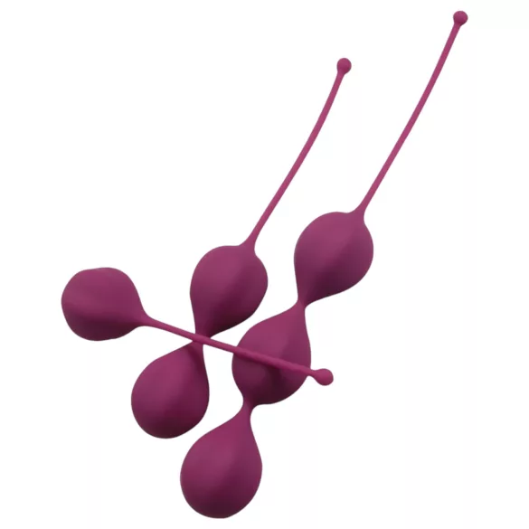 Cotoxo Belle - Set de bolas chinas 3 piezas - silicona violeta