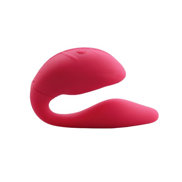 Cotoxo Cupid 2 - vibrador para pareja con control remoto - silicona roja