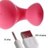 Cotoxo Cupid 2 - vibrador para pareja con control remoto - silicona roja