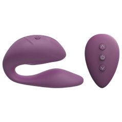   Cotoxo Cupid 2 - vibrador para parejas con mando - silicona violeta