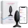 Lovense Hush 2 S - Vibrador anal controlado por app (38 mm, negro)