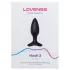 Lovense Hush 2 S - Vibrador anal controlado por app (38 mm, negro)