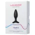 Lovense Hush 2 S - Vibrador anal controlado por app (38 mm, negro)