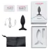 Lovense Hush 2 S - Vibrador anal controlado por app (38 mm, negro)