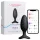 Lovense Hush 2 M - Vibrador anal controlado por app (45 mm, negro)