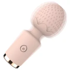   Sunfo Strawberry - mini vibrador masajeador resistente al agua - rosa