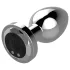Sunfo - vibrador anal recargable con control remoto - plateado