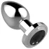 Sunfo - vibrador anal recargable con control remoto - plateado