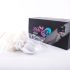 Sunfo - Plug anal con cola de conejo (blanco y negro)