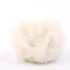 Sunfo - plug anal con cola de conejo - silicona - negro y blanco