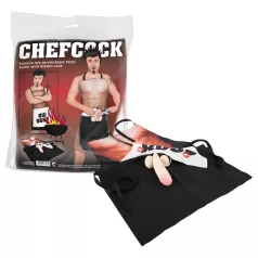   CHEFCOCK - Delantal erótico hombre - divertido - talla única