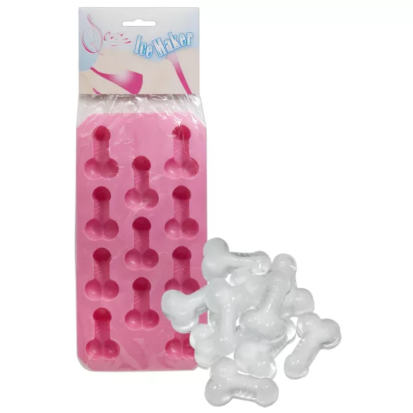Molde para hielo - forma de pene - silicona