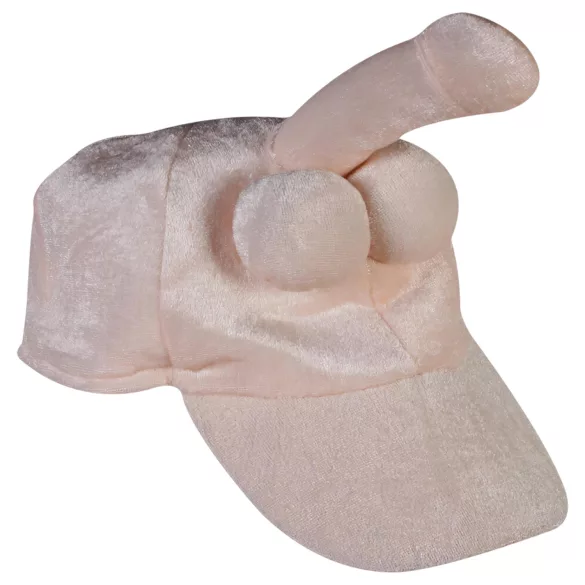 Gorro de peluche con pene - accesorio para despedida de soltera