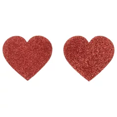 Cottelli - Pegatinas brillantes para pezones - corazón