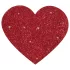 Pegatinas brillantes para pezones - corazón
