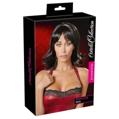   Cottelli - peluca lisa negra para mujer, accesorio de disfraz
