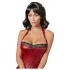 Cottelli - peluca lisa negra para mujer, accesorio de disfraz