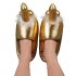 Zapatillas Divertidas con Diseño de Pene - Oro