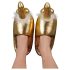 Zapatillas con pene - dorado
