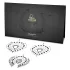 Set de joyas íntimas con diamantes brillantes - 3 piezas (negro)
