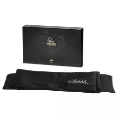   Bijoux Indiscrets Shhh Antifaz - pañuelo de bondage de satén prémium (negro)