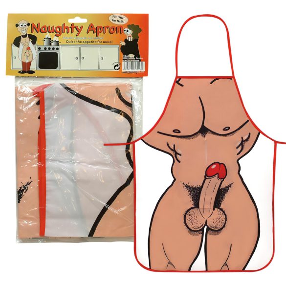 Delantal con diseño artístico masculino
