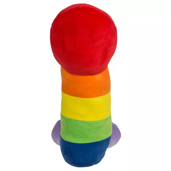 Pene de peluche - 30 cm (arcoíris)