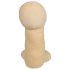 Pene de peluche - 30 cm (color natural)