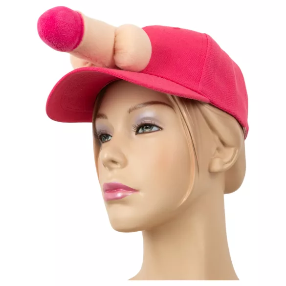 Gorra de béisbol con pene (rosa)