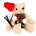 Bad Kitty - osito de peluche BDSM - navideño
