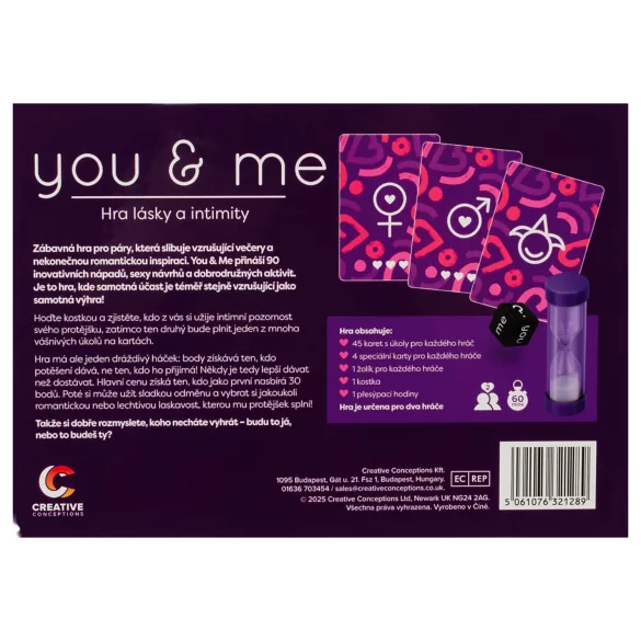 you & me - juego erótico para parejas (checo)