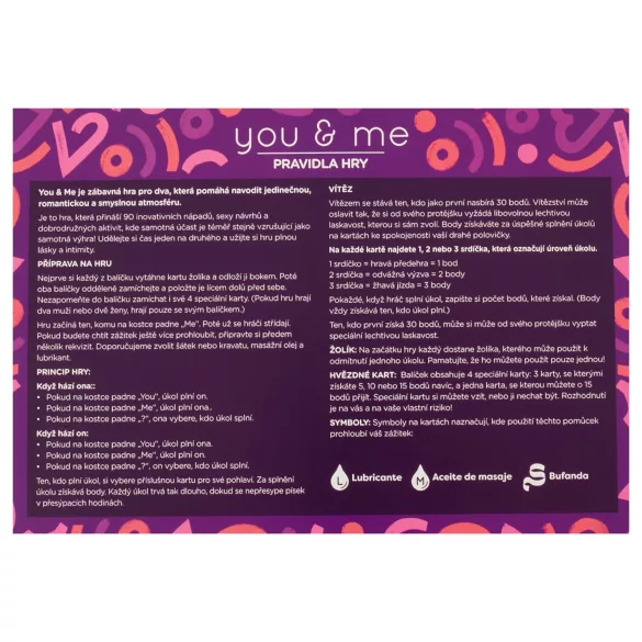 you & me - juego erótico para parejas (checo)