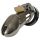 CB-6000 - Jaula de Lujo para Pene con Candado (Cromo)