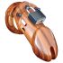 CB-6000 - Jaula de Lujo para el Pene con Candado (madera)