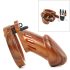 CB-6000 - Jaula de Lujo para el Pene con Candado (madera)