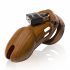 CB-6000 - Jaula de Lujo para el Pene con Candado (madera)