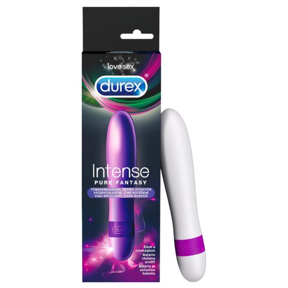 Durex Intense Pure Fantasy - vibrador tipo bala - blanco