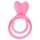 Pulselock Cocktura - anillo doble para pene con conejito (rosa)