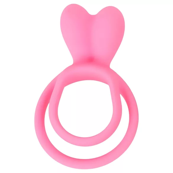 Pulselock Cocktura - anillo doble para pene con conejito (rosa)