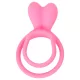Pulselock Cocktura - anillo doble para pene con conejito (rosa)