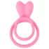 Pulselock Cocktura - anillo doble para pene con conejito (rosa)