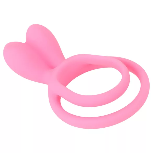 Pulselock Cocktura - anillo doble para pene con conejito (rosa)