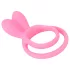 Pulselock Cocktura - anillo doble para pene con conejito (rosa)