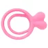 Pulselock Cocktura - anillo doble para pene con conejito (rosa)
