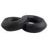 Pulselock Taur - doble anillo para pene y testículos (negro) - 20 mm