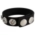 Pulselock Forge - anillo para el pene de silicona ajustable con broches (negro) - 228 mm