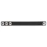Pulselock Forge - anillo para el pene de silicona ajustable con broche (negro) - 200 mm