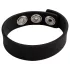 Pulselock Forge - anillo para el pene de silicona ajustable con broche (negro) - 200 mm