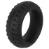 Pulselock Forge - anillo para el pene de silicona con diseño de neumático (negro) - 35 mm